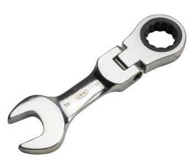 Ključ kombinovani 16 mm reverzibilni ( brzi ) zglobni kratki JBM